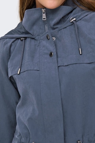 Veste à capuche - Bleu gris