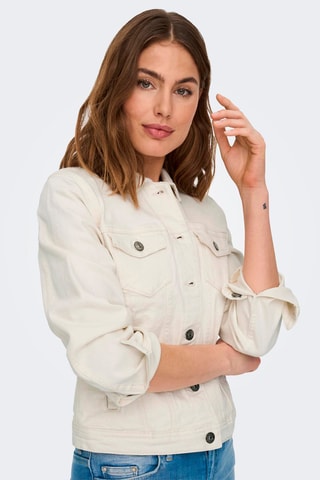 Veste en jean - Ecru