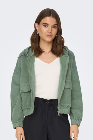 Veste à capuche - Vert sauge