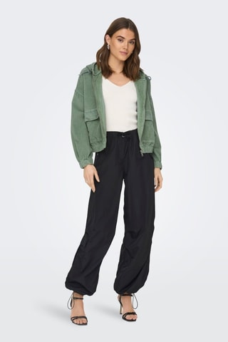 Veste à capuche - Vert sauge