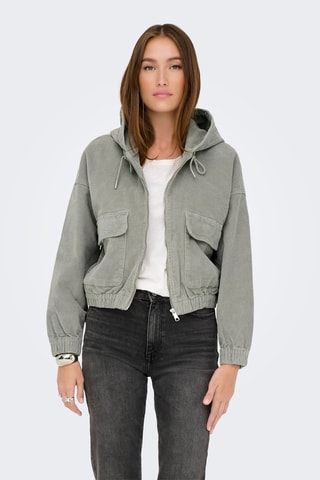 Veste à capuche - Vert kaki