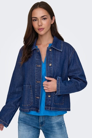 Veste en jean - Bleu marine