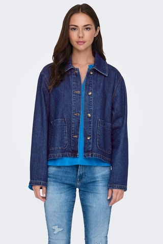 Veste en jean - Bleu marine