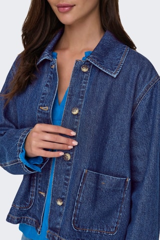 Veste en jean - Bleu marine