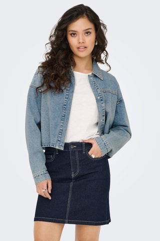 Veste en jean - Bleu cobalt