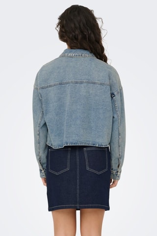 Veste en jean - Bleu cobalt