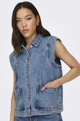 Veste sans manches - Bleu