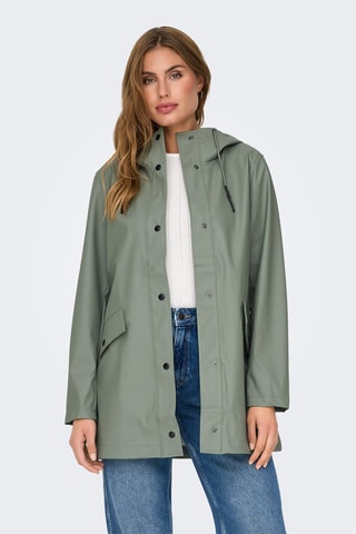 Imperméable à capuche - Vert