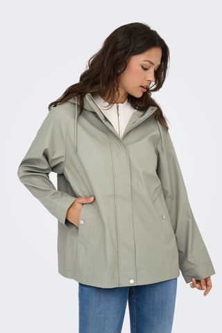 Imperméable à capuche - Vert clair