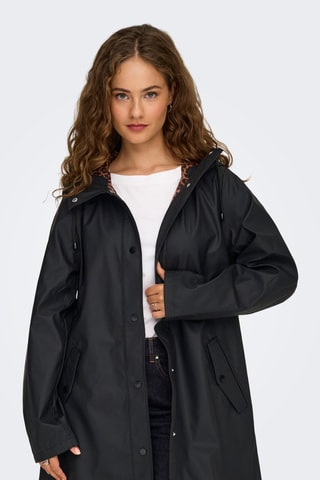Imperméable à capuche - Noir