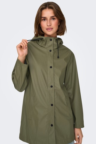 Imperméable à capuche - Kaki