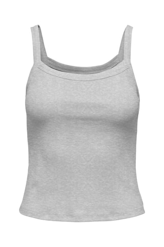 Top - Gris clair chiné