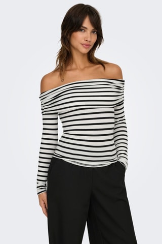 Top - Noir et écru