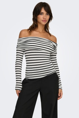 Top - Noir et écru
