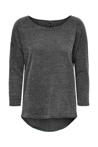 Top - Gris foncé chiné