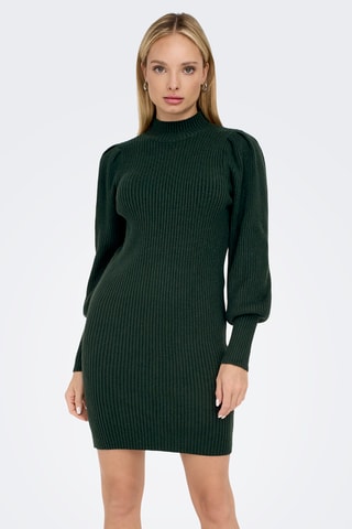 Robe pull - Vert foncé
