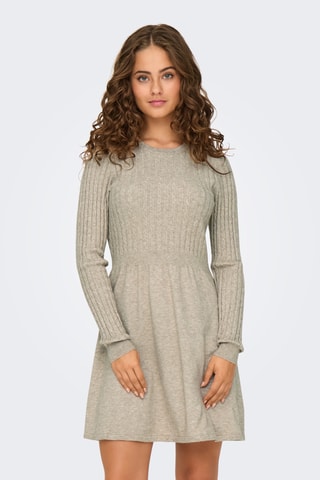 Robe patineuse - Beige chiné