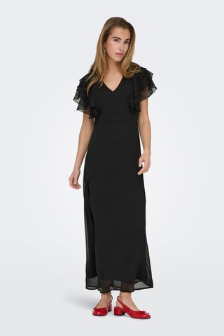 Robe longue regular  - Noir