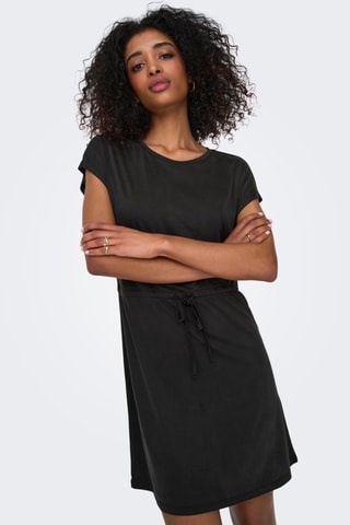 Robe courte regular - Noir