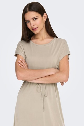 Robe courte regular - Beige