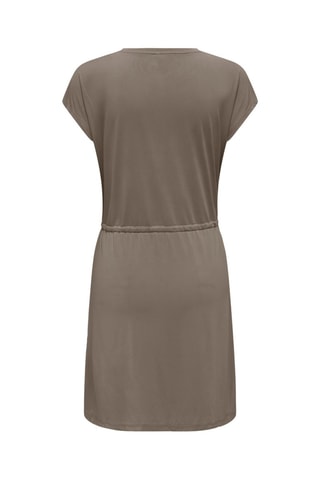 Robe courte regular - Taupe