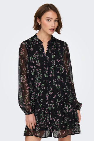 Robe courte regular - Noir