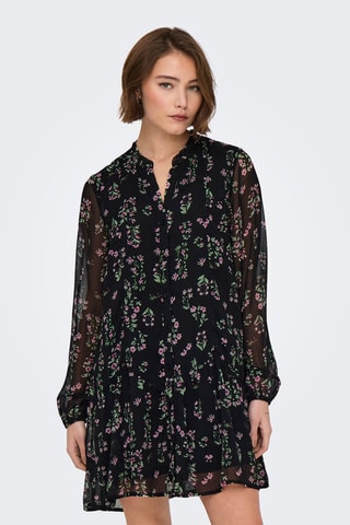 Robe courte regular - Noir