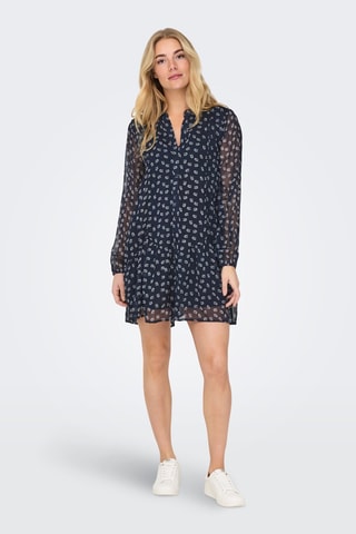 Robe courte regular - Bleu marine