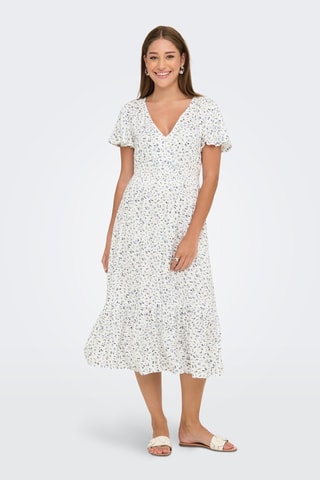 Robe midi regular - Blanc