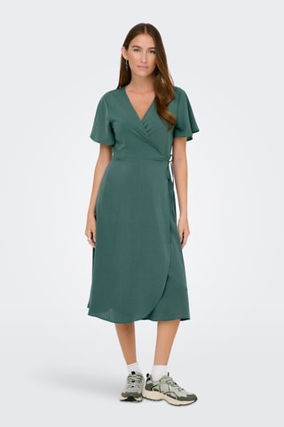 Robe midi regular - Vert