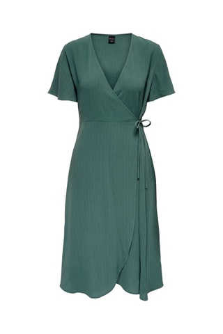Robe midi regular - Vert