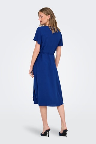 Robe longue regular - Bleu