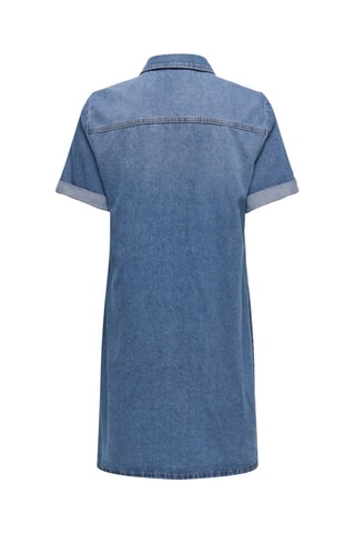 Robe chemise en jean - Bleu foncé
