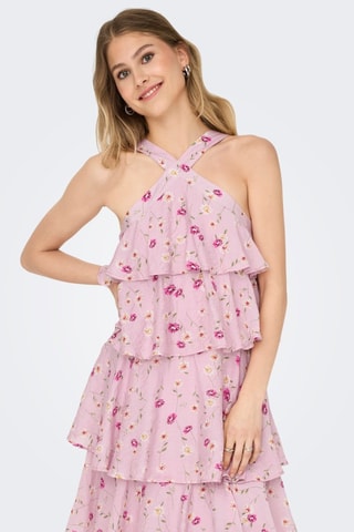 Robe volantée - Rose