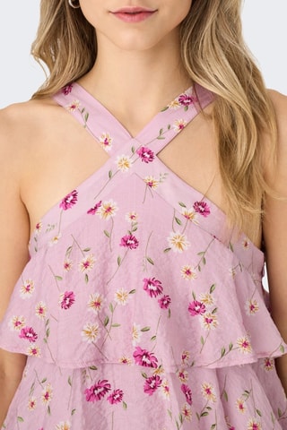 Robe volantée - Rose