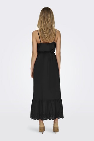 Robe midi en coton biologique - Noir