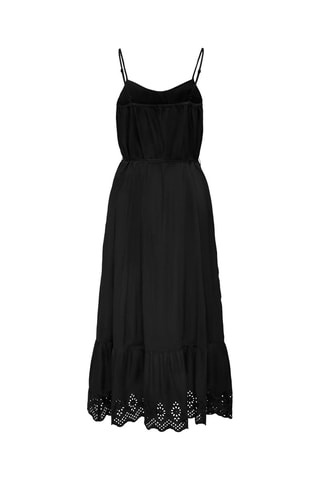 Robe midi en coton biologique - Noir