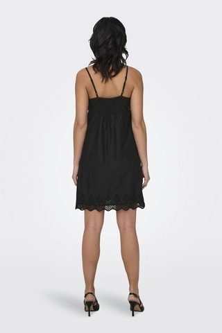 Robe patineuse en coton biologique - Noir