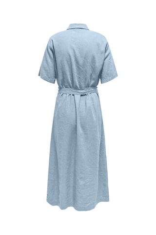 Robe chemise en lin - Ciel