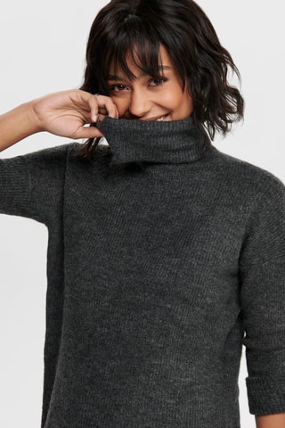 Robe pull - Gris foncé chiné