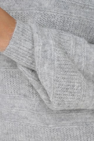 Robe pull - Gris clair chiné