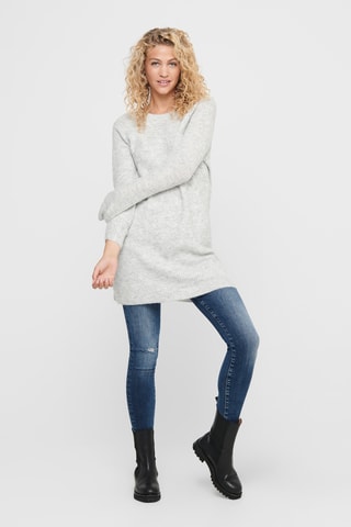 Robe pull - Gris clair
