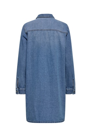 Robe chemise en jean - Bleu