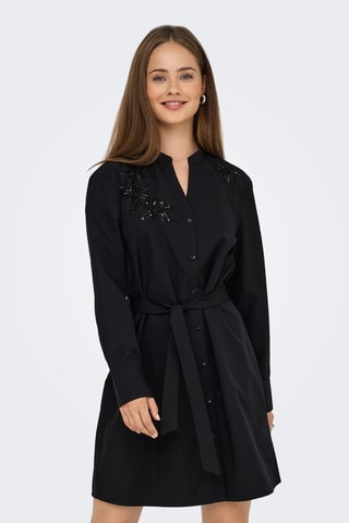 Robe chemise - Noir