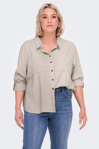 Chemisier en lin - Beige