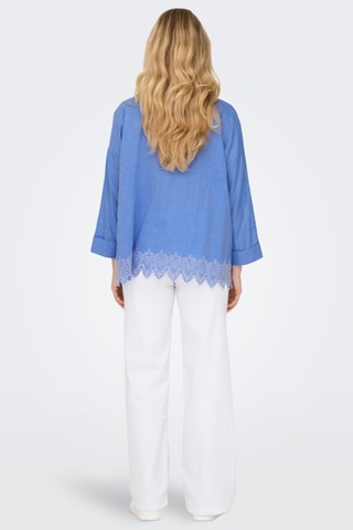 Chemisier - Bleu cobalt