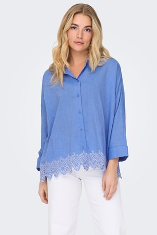 Chemisier - Bleu cobalt