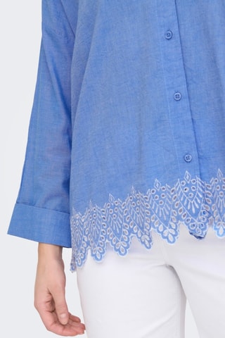 Chemisier - Bleu cobalt