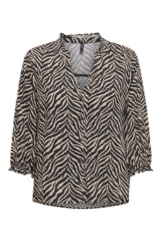 Chemisier - Noir et beige