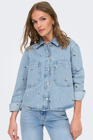 Chemisier oversize - Ciel